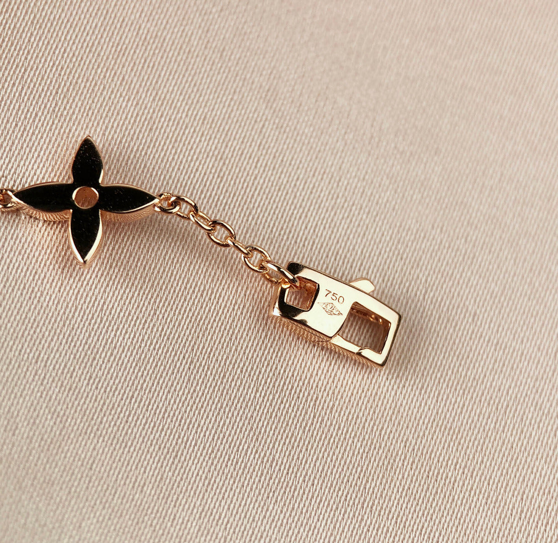 ¡®AuraJewelry¡¯STAR AND SUN 7 MOTIFS GOLD BRACELET