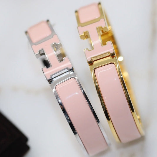 ¡®AuraJewelry¡¯H BRACELET 12MM PINK