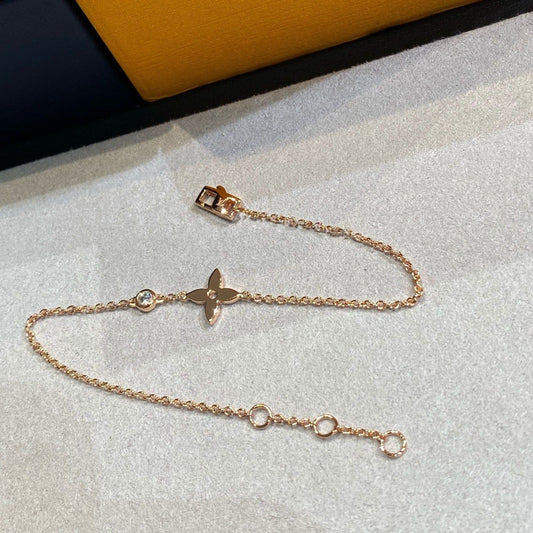 ¡®AuraJewelry¡¯STAR DIAMOND PINK GOLD BRACELET