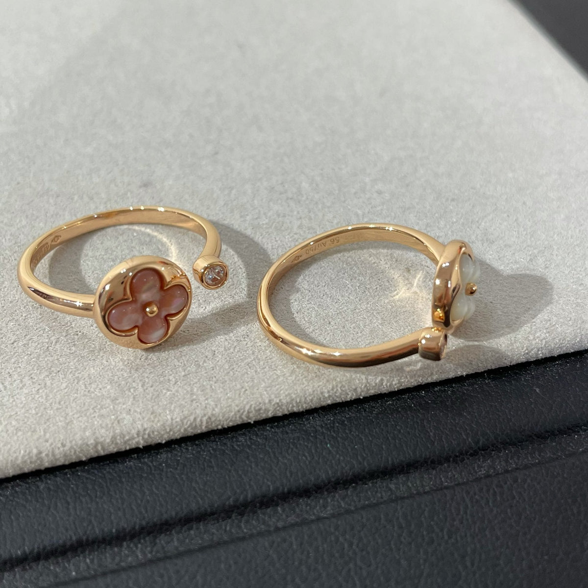 ¡®AuraJewelry¡¯SUN 1 DIAMOND PINK MOP RING