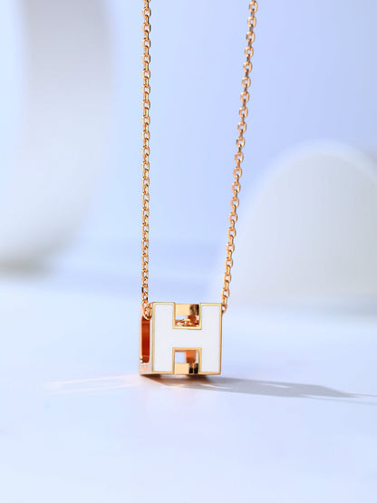 ¡®AuraJewelry¡¯H CAGE PINK GOLD NECKLACE