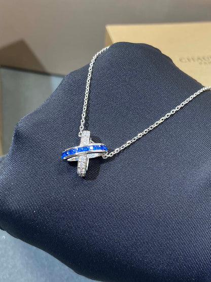 ¡®AuraJewelry¡¯LIENS DIAMOND SILVER NECKLACE