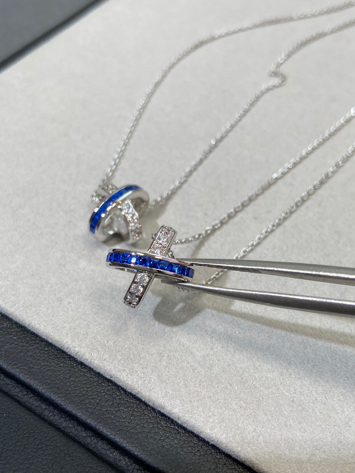 ¡®AuraJewelry¡¯LIENS DIAMOND SILVER NECKLACE