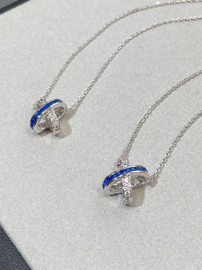 ¡®AuraJewelry¡¯LIENS DIAMOND SILVER NECKLACE