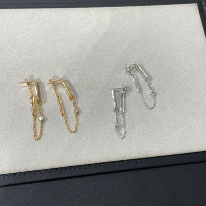 ¡®AuraJewelry¡¯CHAINE CHAOS DIAMOND DROP EARRINGS
