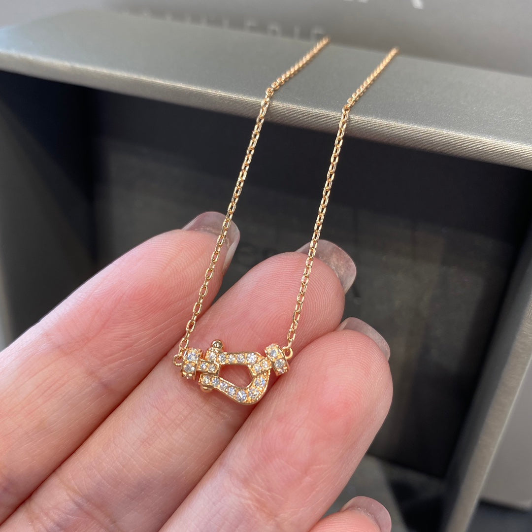 ¡®AuraJewelry¡¯FORCE 10 DIAMOND PINK GOLD NECKLACE MINI MODEL