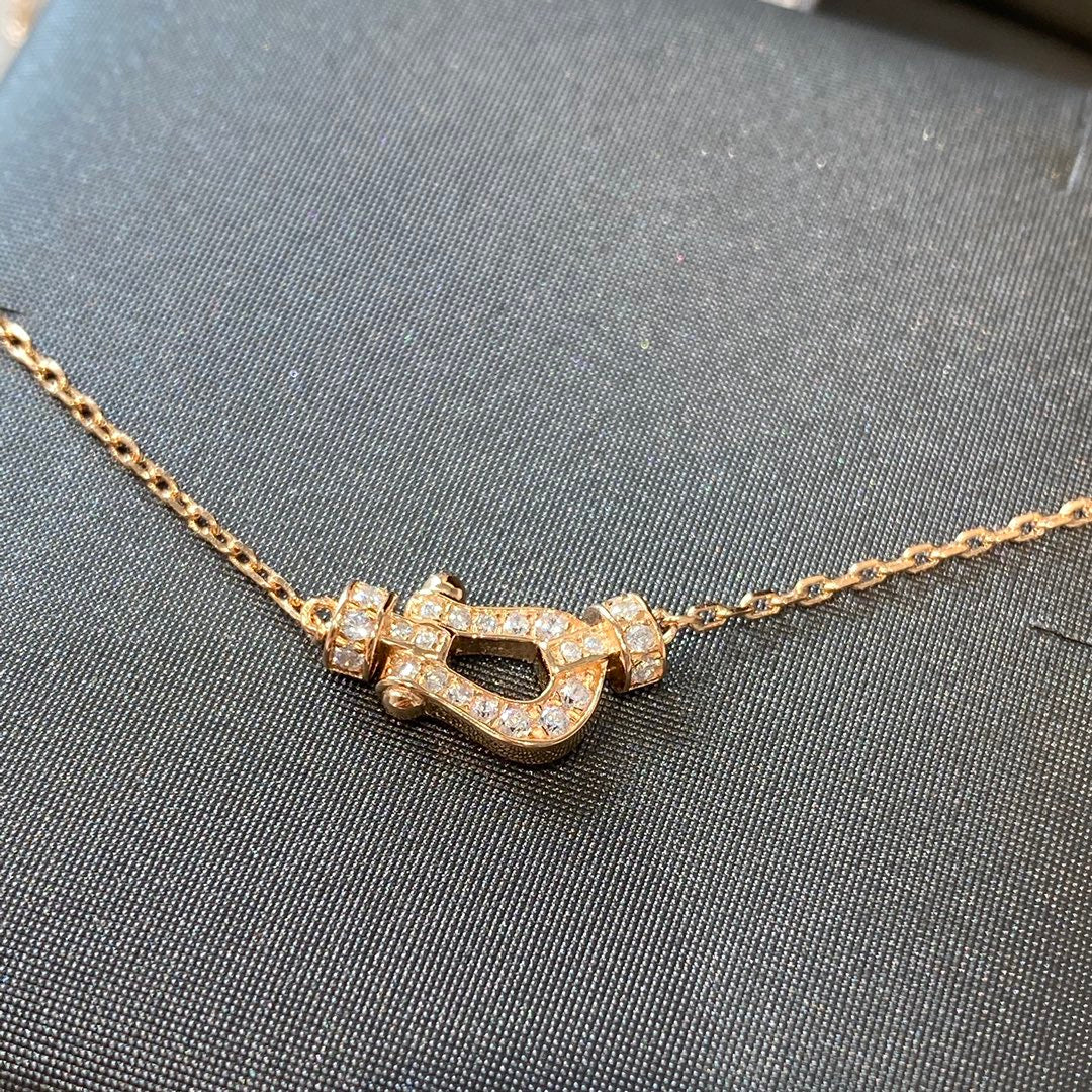 ¡®AuraJewelry¡¯FORCE 10 DIAMOND PINK GOLD NECKLACE MINI MODEL