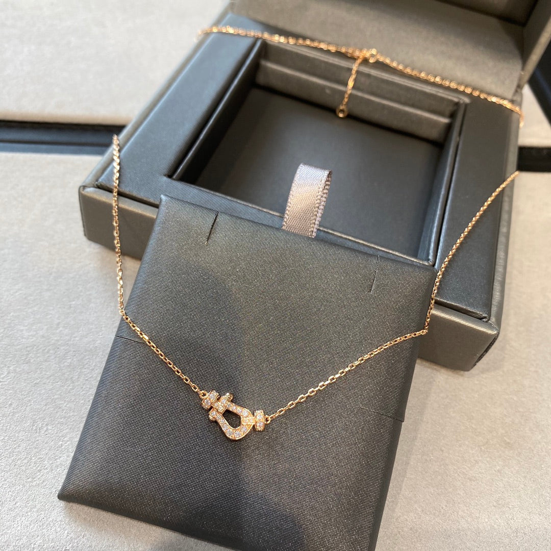 ¡®AuraJewelry¡¯FORCE 10 DIAMOND PINK GOLD NECKLACE MINI MODEL