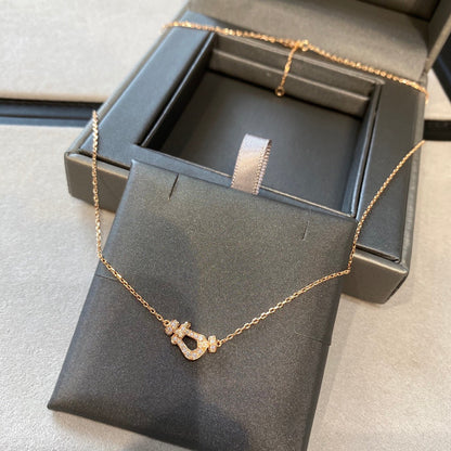 ¡®AuraJewelry¡¯FORCE 10 DIAMOND PINK GOLD NECKLACE MINI MODEL
