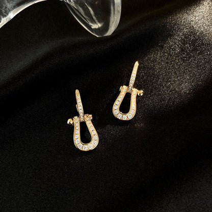 ¡®AuraJewelry¡¯FORCE 10 FULL DIAMOND DROP EARRINGS MEDIUM MODEL