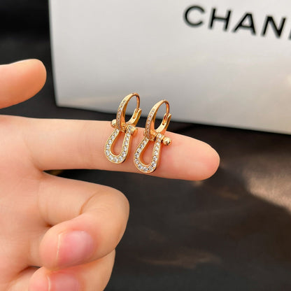 ¡®AuraJewelry¡¯FORCE 10 FULL DIAMOND DROP EARRINGS MEDIUM MODEL