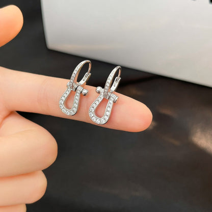 ¡®AuraJewelry¡¯FORCE 10 FULL DIAMOND DROP EARRINGS MEDIUM MODEL