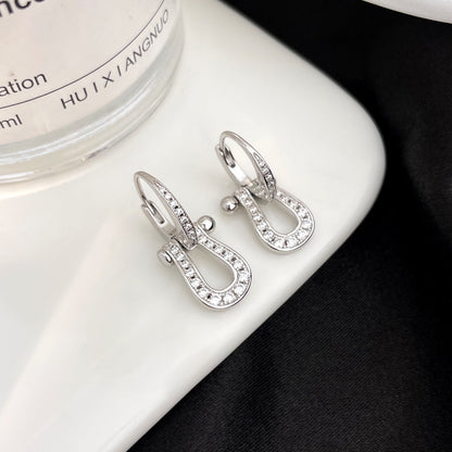 ¡®AuraJewelry¡¯FORCE 10 FULL DIAMOND DROP EARRINGS MEDIUM MODEL