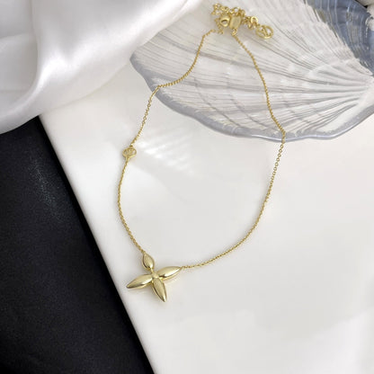 ¡®AuraJewelry¡¯LOUISETTE GOLD NECKLACE