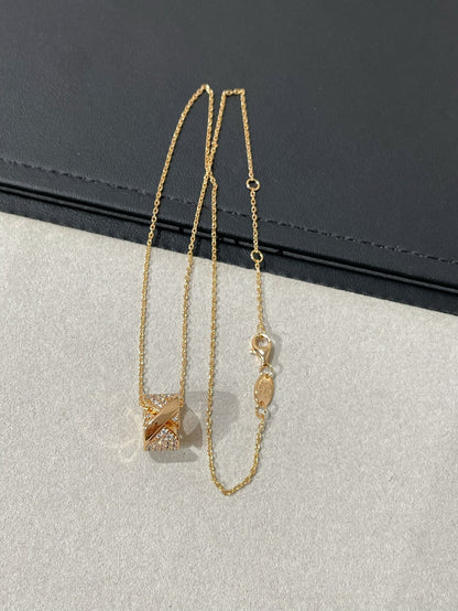 ¡®AuraJewelry¡¯LIENS EVIDENCE DIAMOND PAVED NECKLACE