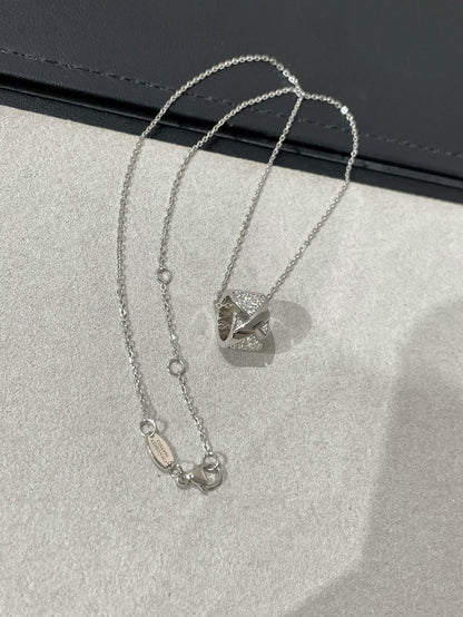 ¡®AuraJewelry¡¯LIENS EVIDENCE DIAMOND PAVED NECKLACE