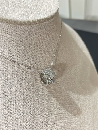¡®AuraJewelry¡¯LIENS EVIDENCE DIAMOND PAVED NECKLACE
