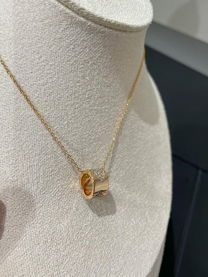 ¡®AuraJewelry¡¯LIENS EVIDENCE DIAMOND PAVED NECKLACE