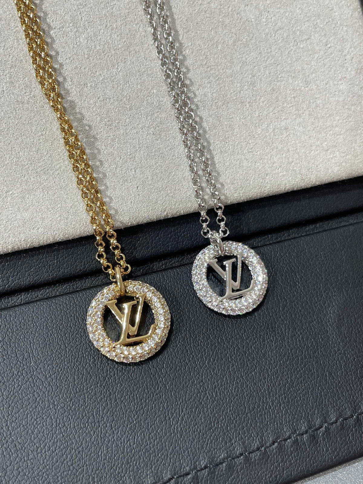 ¡®AuraJewelry¡¯BY NIGHT DIAMOND PAVED NECKLACE