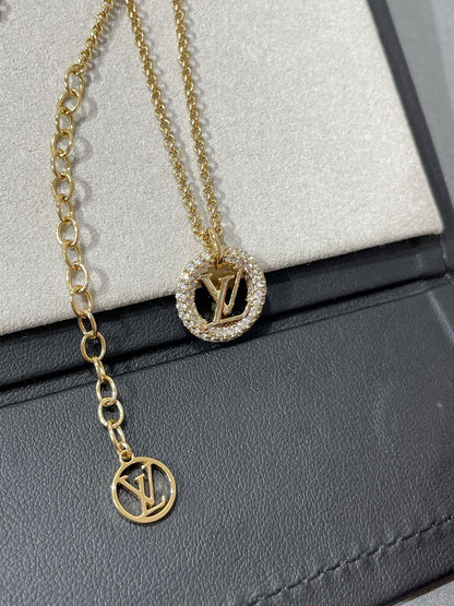 ¡®AuraJewelry¡¯BY NIGHT DIAMOND PAVED NECKLACE
