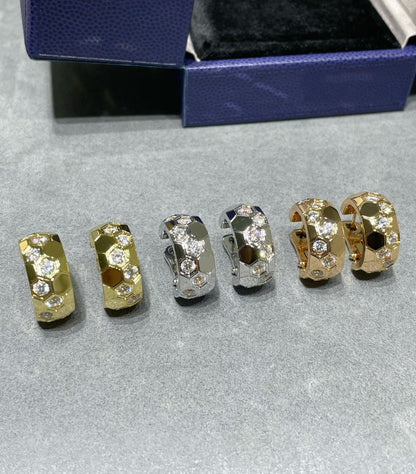 ¡®AuraJewelry¡¯BEE LOVE DIAMOND HOOP EARRINGS
