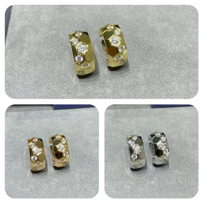 ¡®AuraJewelry¡¯BEE LOVE DIAMOND HOOP EARRINGS