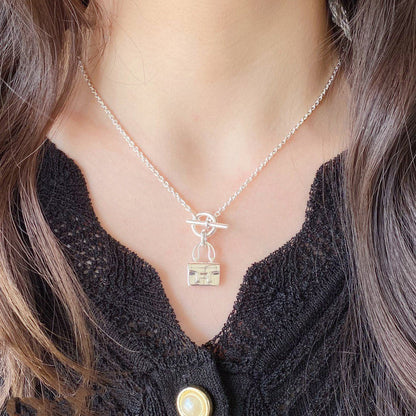 ¡®AuraJewelry¡¯CONSTANCE PEDANT SILVER NECKLACE