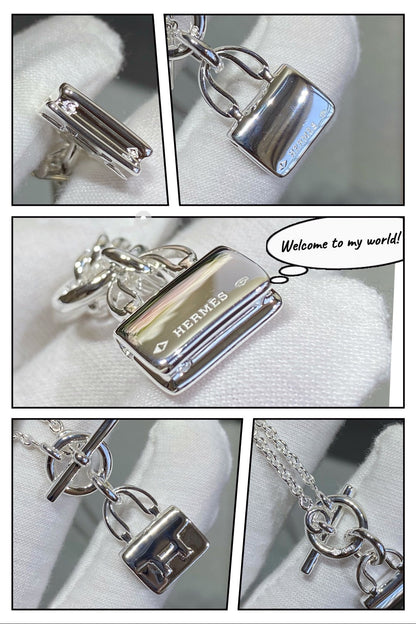¡®AuraJewelry¡¯CONSTANCE PEDANT SILVER NECKLACE