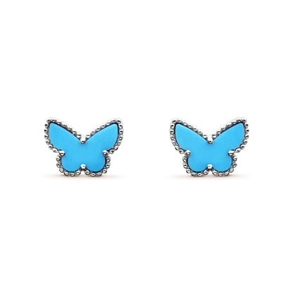 ¡®AuraJewelry¡¯BUTTERFLY TURQUOISE EARRINGS SILVER