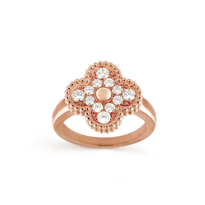 ¡®AuraJewelry¡¯CLOVER DIAMOND RING