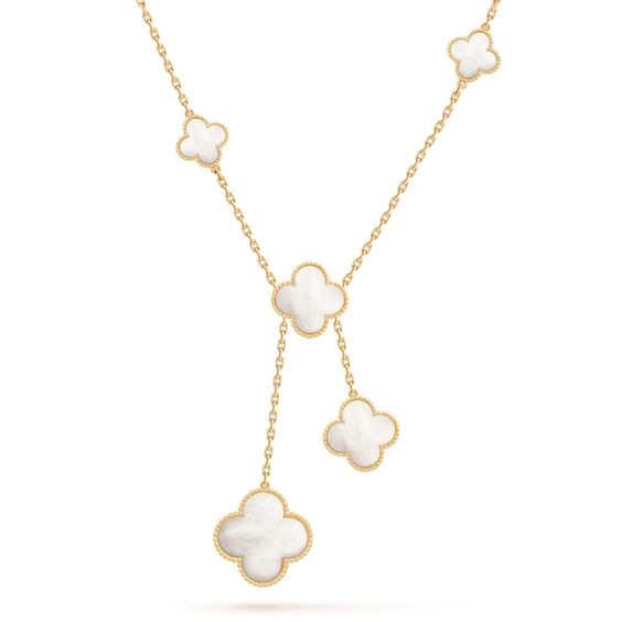 ¡®AuraJewelry¡¯CLOVER MOTHER OF PEARL NECKLACE 6 MOTIF