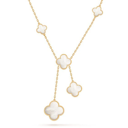 ¡®AuraJewelry¡¯CLOVER MOTHER OF PEARL NECKLACE 6 MOTIF