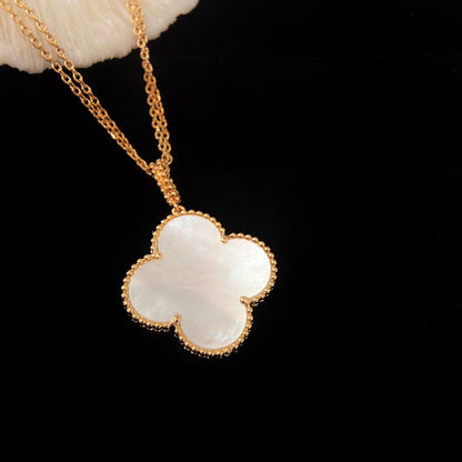 ¡®AuraJewelry¡¯CLOVER 25MM MOP LARGE PENDANT NECKLACE