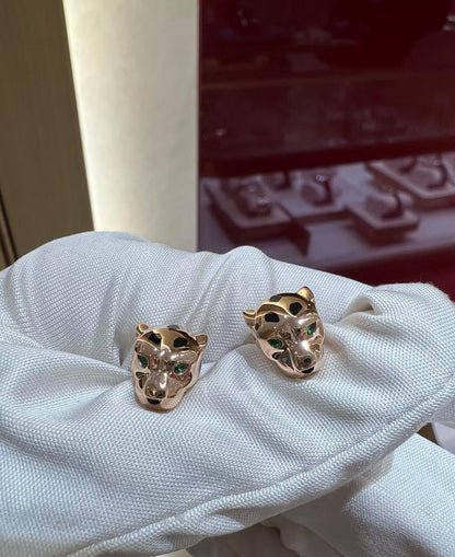 [AuraJewelry] CHRRTAH-PRINT STUD EARRINGS, THREE COLORS