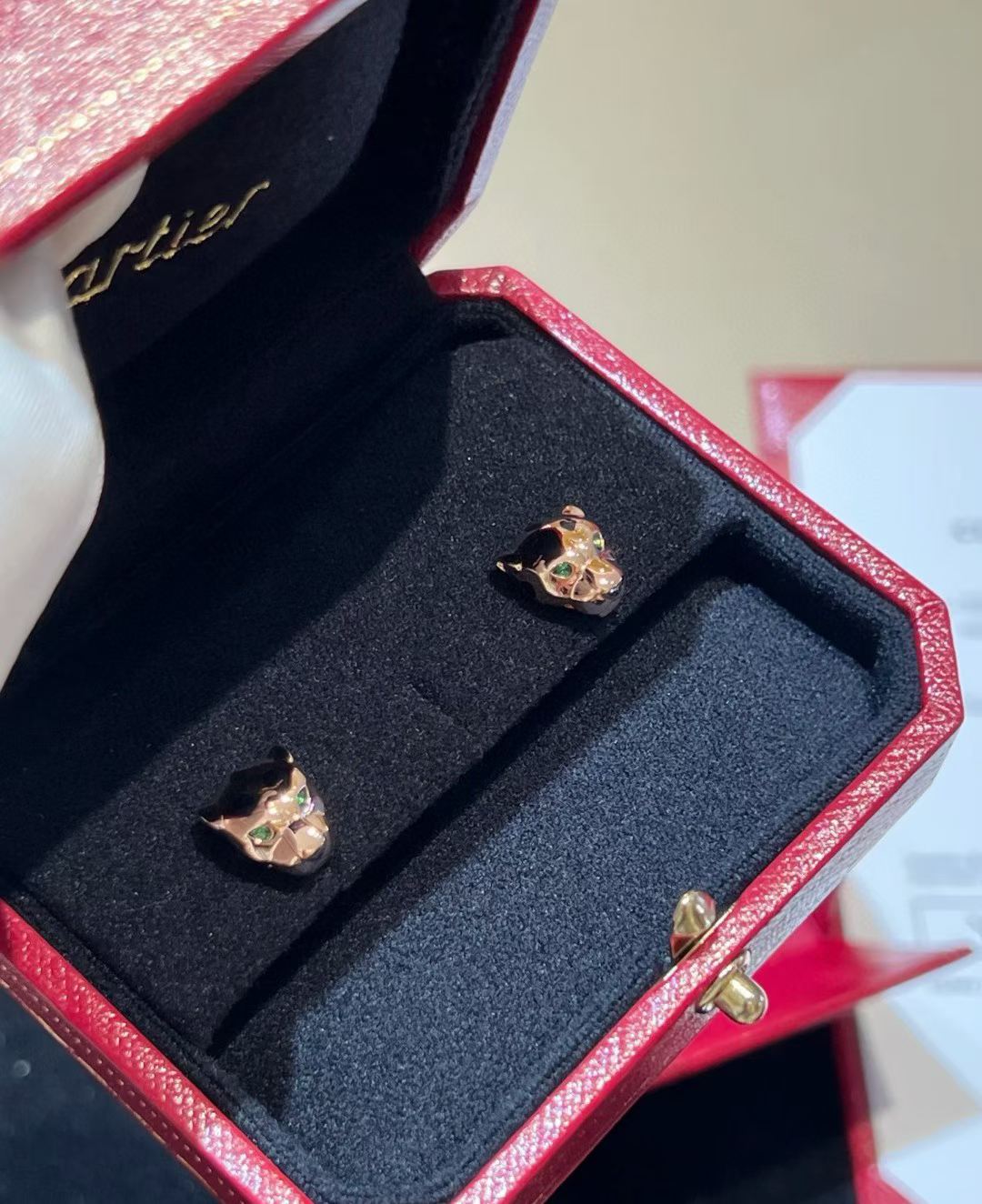 [AuraJewelry] CHRRTAH-PRINT STUD EARRINGS, THREE COLORS