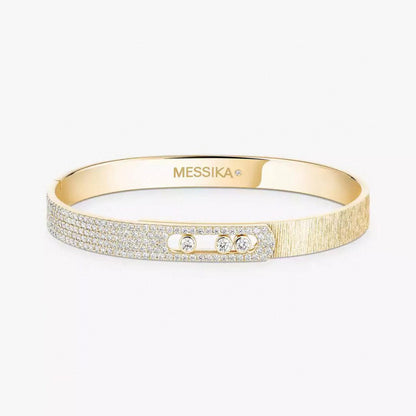 [AuraJewelry] 2026 BRAND-NEW FROSTED BRACELET WITH DIAMONDS THREE COLORS