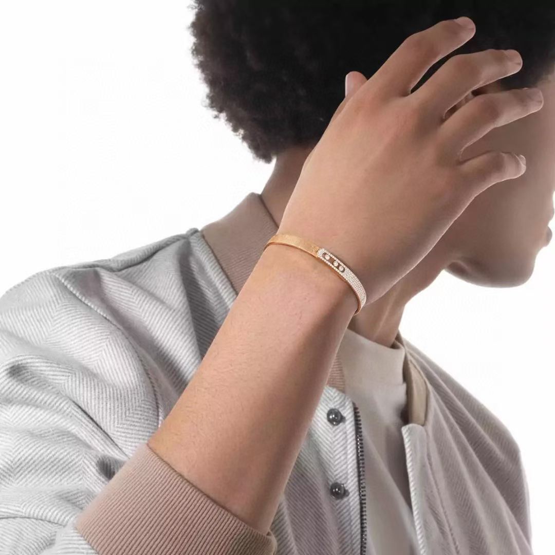 [AuraJewelry] 2026 BRAND-NEW FROSTED BRACELET WITH DIAMONDS THREE COLORS