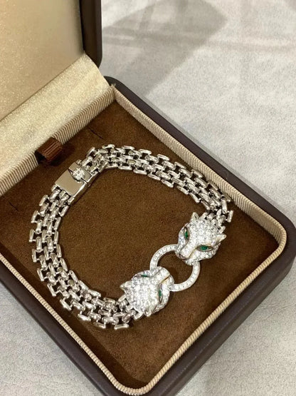 [AuraJewelry]DOUBLE PANTHER BRACELET