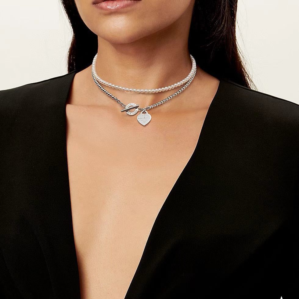 [AuraJewelry] Double-clasp Pearl Necklace、Bracelet