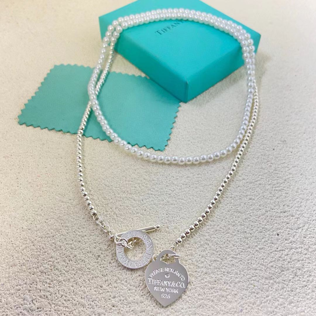 [AuraJewelry] Double-clasp Pearl Necklace、Bracelet