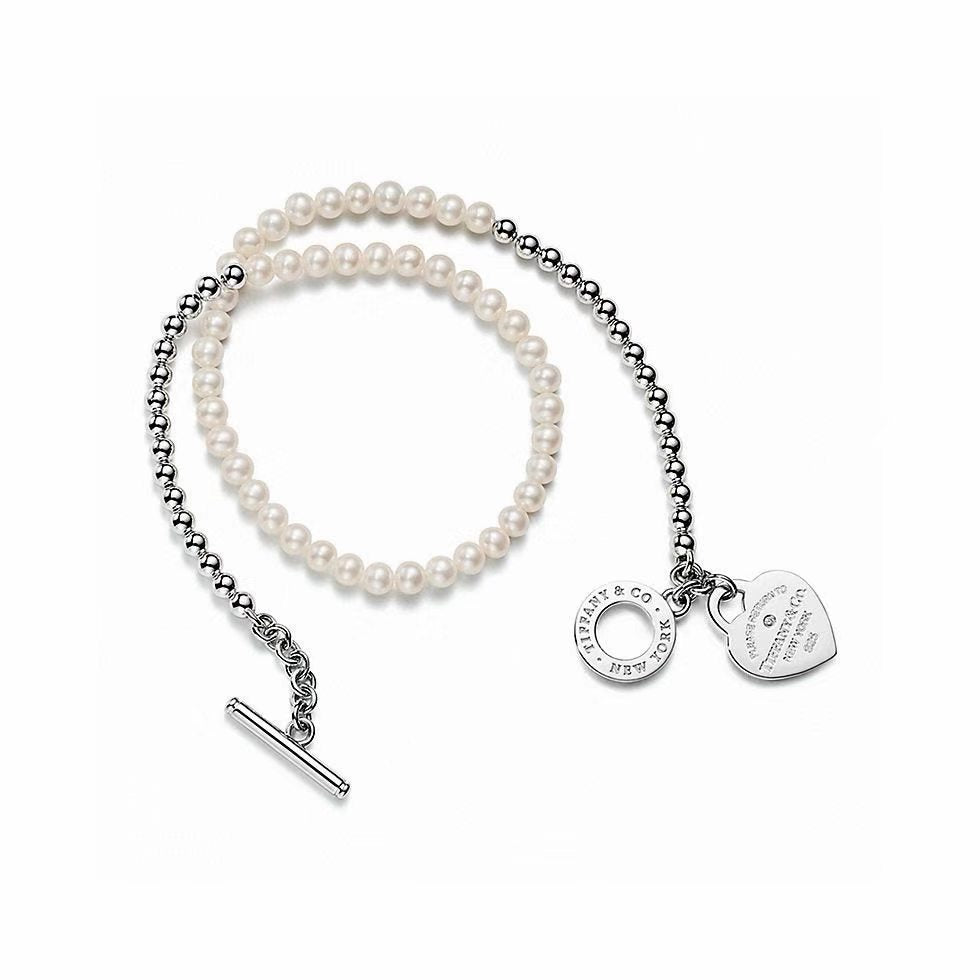 [AuraJewelry] Double-clasp Pearl Necklace、Bracelet