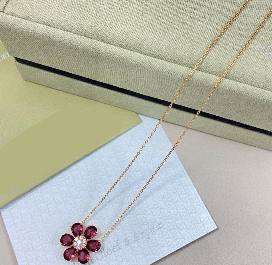 [AuraJewelry] flower necklace