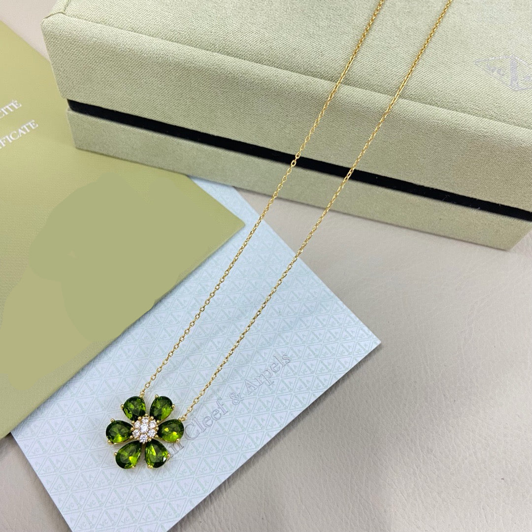 [AuraJewelry] flower necklace