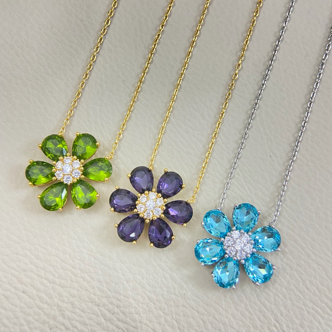 [AuraJewelry] flower necklace