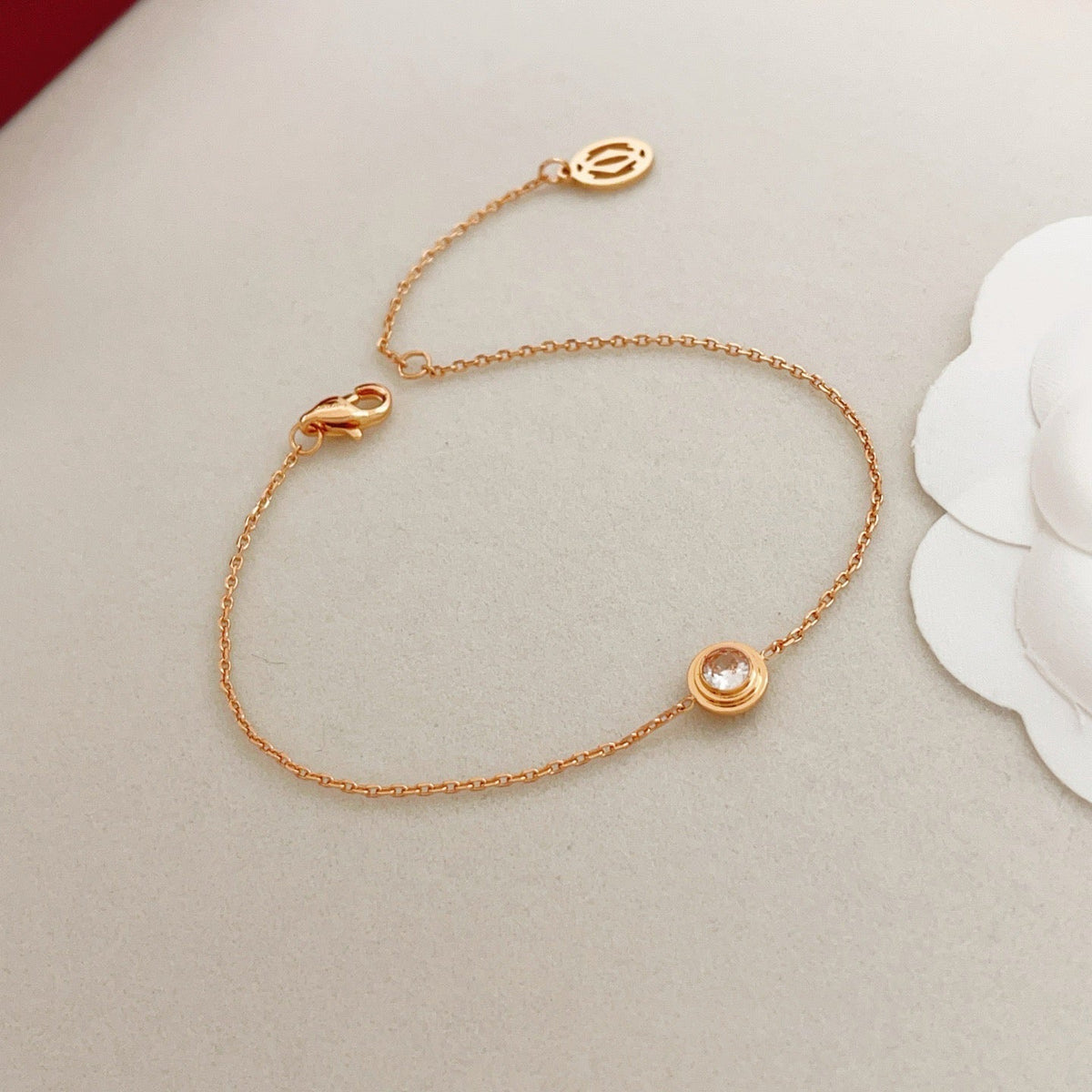 [AuraJewelry] UFO Series Single Diamond Bracelet