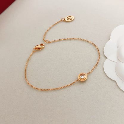 [AuraJewelry] UFO Series Single Diamond Bracelet