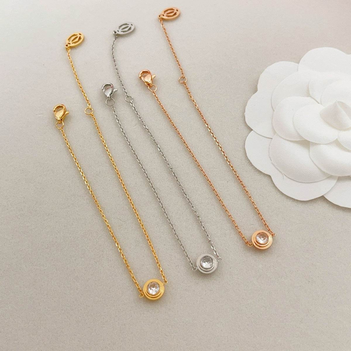 [AuraJewelry] UFO Series Single Diamond Bracelet