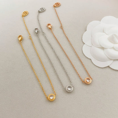 [AuraJewelry] UFO Series Single Diamond Bracelet