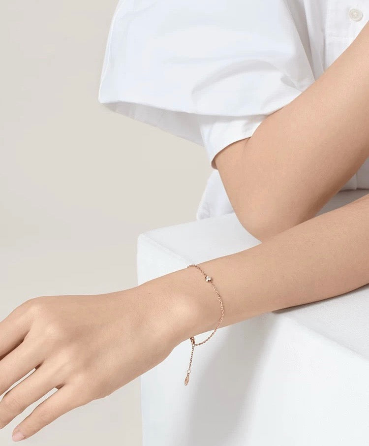 [AuraJewelry] UFO Series Single Diamond Bracelet