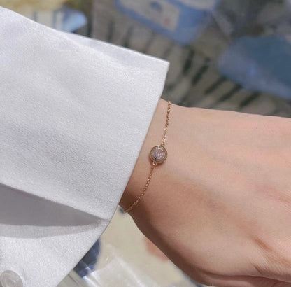 [AuraJewelry] UFO Series Single Diamond Bracelet